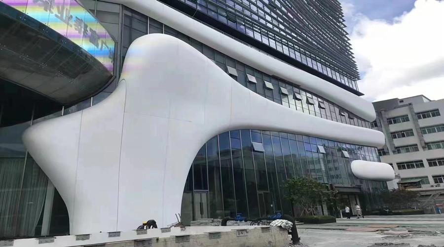 广州民航技术学院GRC门头定制向饰纪上品下单