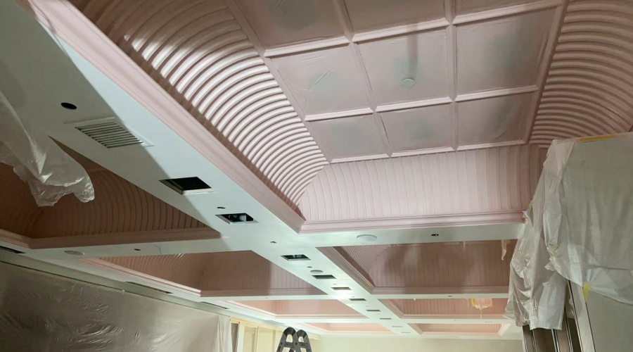 饰纪上品GRG厂家河北邯郸东方洗浴中心GRG吊顶案例