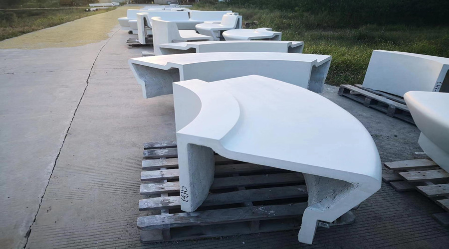 东莞石马河公园GRC坐凳项目