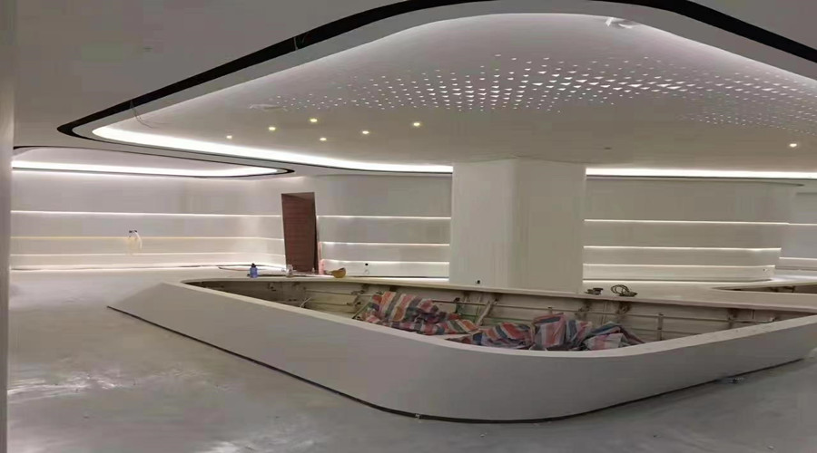 营销中心GRG造型装饰