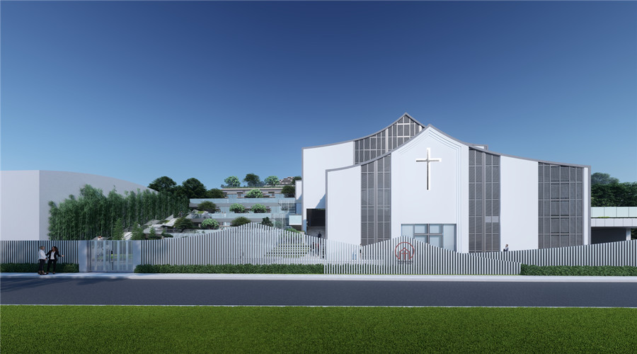 广州基督教礼堂UHPC幕墙项目