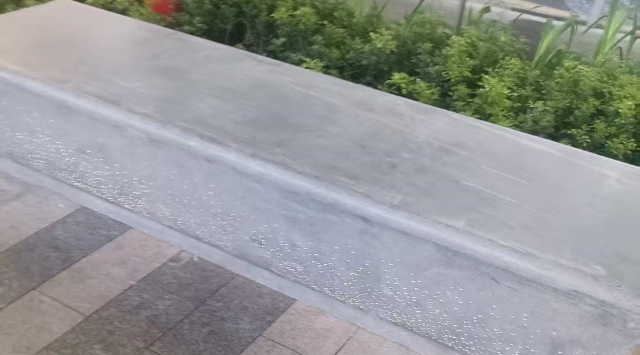 深圳罗湖水贝GRC透光坐凳工程