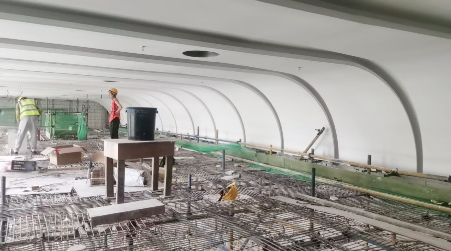 深圳机场空港培训大楼GRG吊顶工程