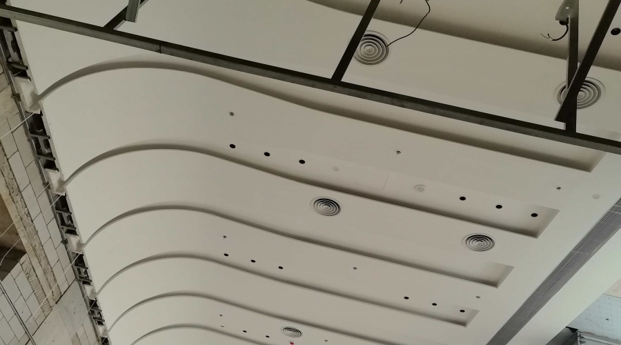 深圳机场空港培训大楼GRG吊顶工程