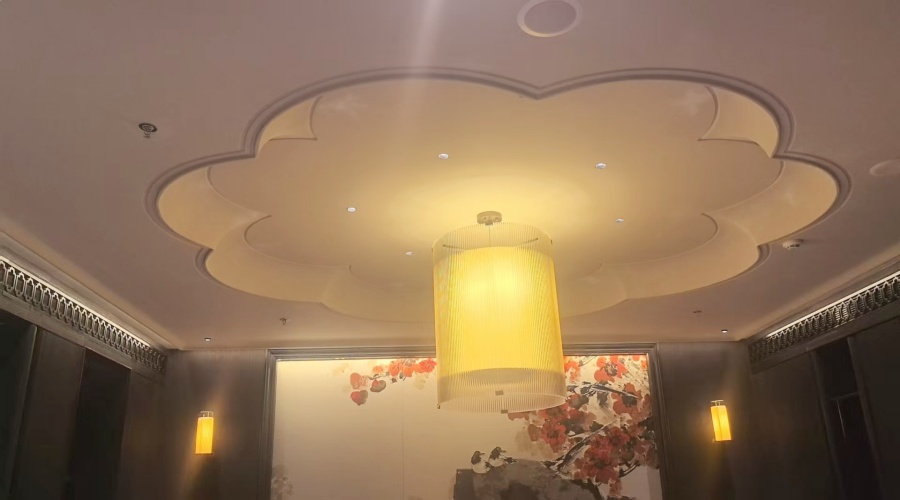 广州酒家GRG异形吊顶工程 广州酒家GRG异形吊顶工程
