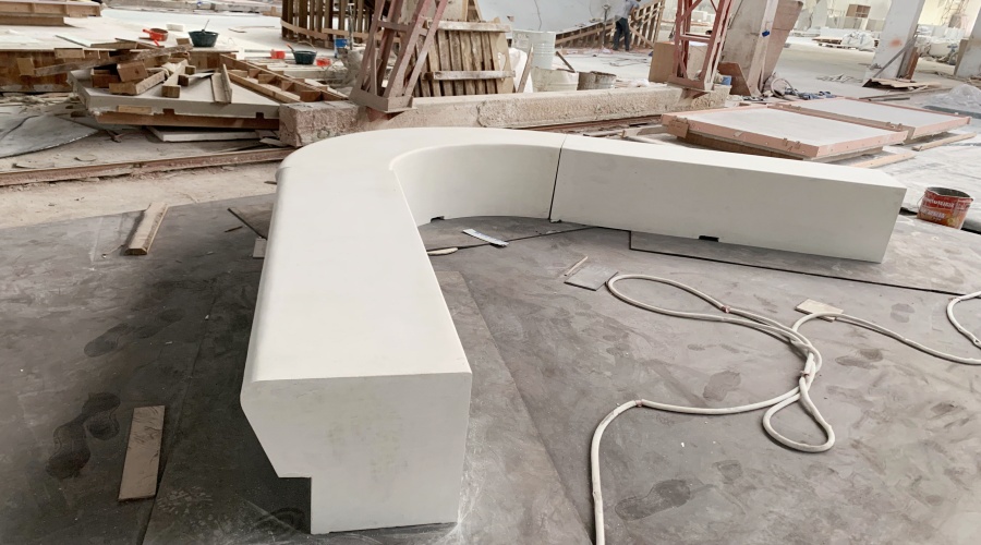 UHPC坐凳树池 UHPC坐凳树池