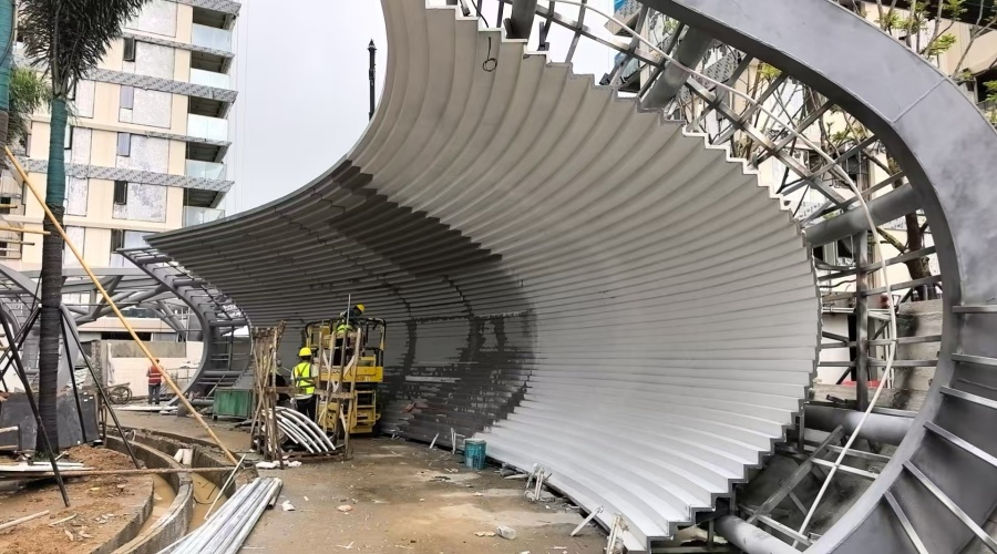 海南三亚海棠湾景观GRC柱子造型工程案例