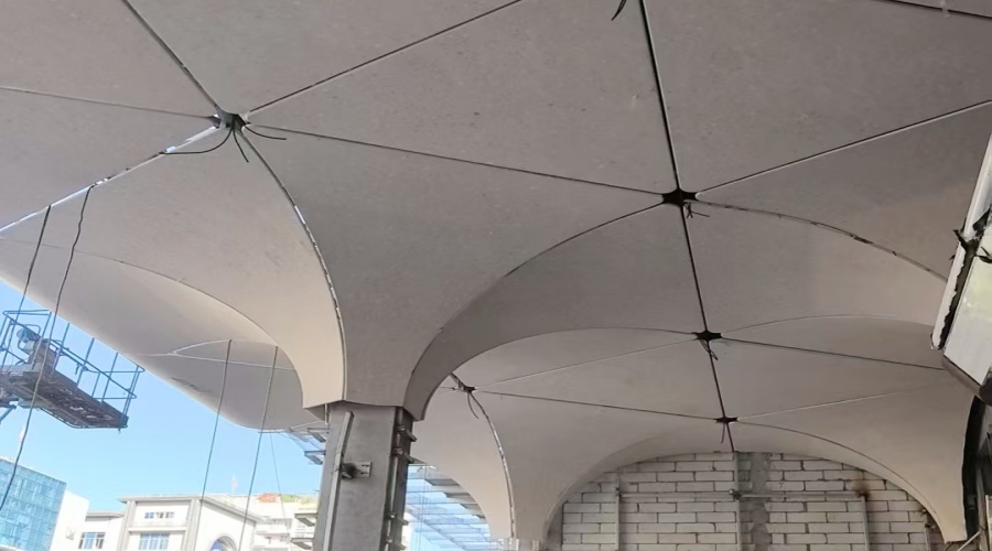 福建紫阳公馆水磨石UHPC柱子造型工程