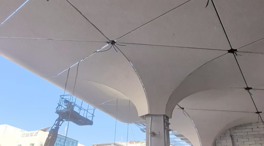 福建紫阳公馆水磨石UHPC柱子造型工程