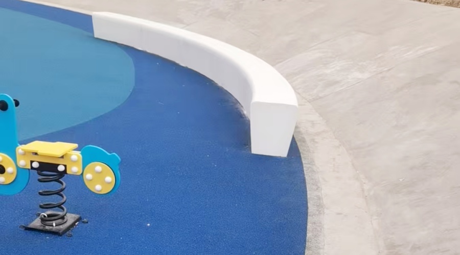 新疆体育公园GRC坐凳树池造型工程案例