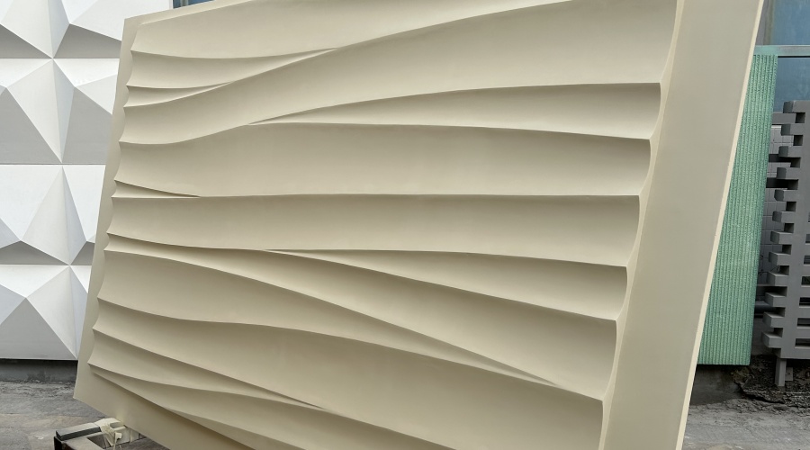 GRC波浪幕墙板 GRC波浪幕墙板