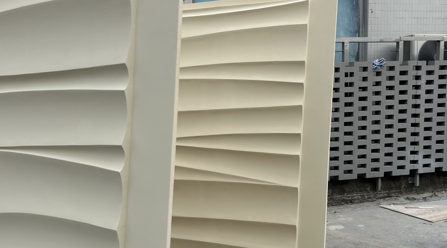 GRC波浪幕墙板 GRC波浪幕墙板