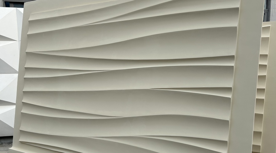 GRC波浪幕墙板 GRC波浪幕墙板
