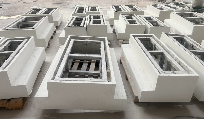 茂名那霍服务区GRC坐凳底座