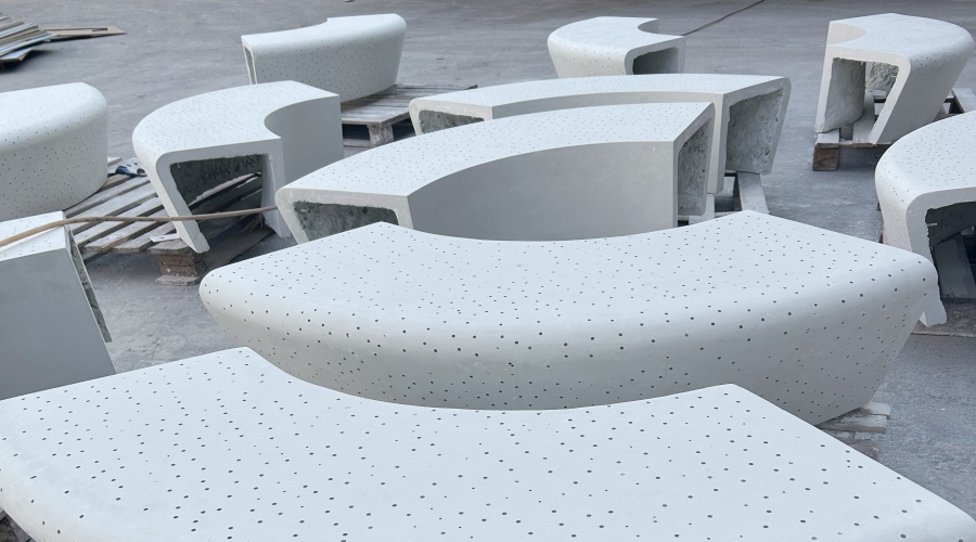 揭阳普宁GRC透光坐凳 揭阳普宁GRC透光坐凳