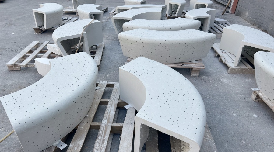 揭阳普宁GRC透光坐凳 揭阳普宁GRC透光坐凳