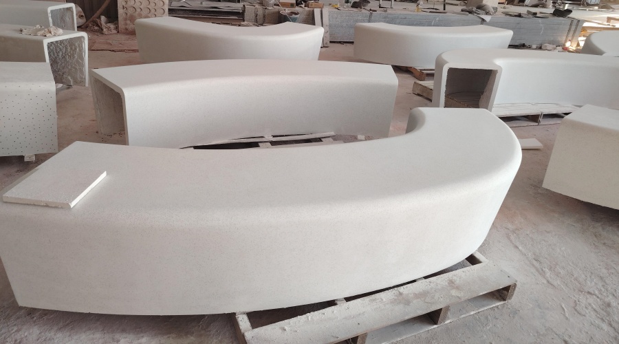 福建紫阳隐翠公馆UHPC坐凳