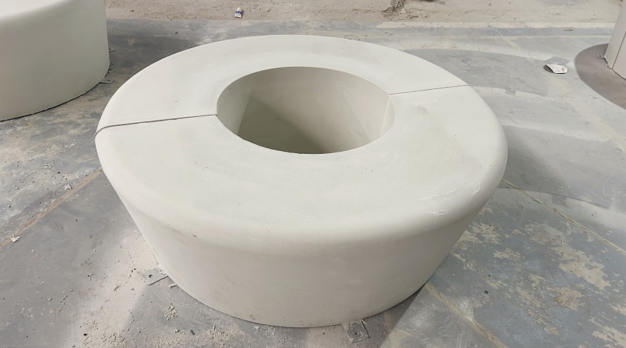 UHPC坐凳树池 UHPC坐凳树池