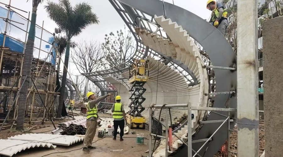 GRC构件安装上墙全攻略