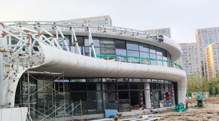 UHPC构件安装现场