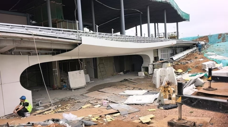 青岛张村河UHPC构件造型安装工艺实录 青岛张村河UHPC构件造型安装工艺实录