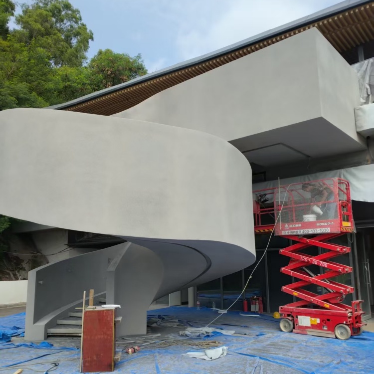深圳凉帽山UHPC旋转楼梯工程案例