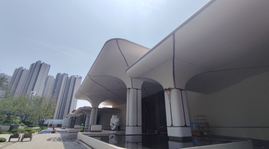 佛山德胜壹号UHPC柱子幕墙项目落地实景效果赏析